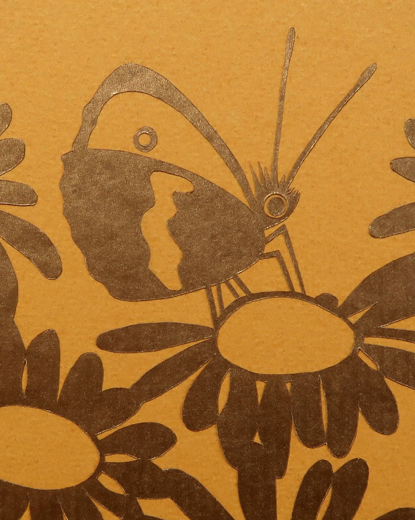 Græsrandøje på hvid økseøje 22x17 cm